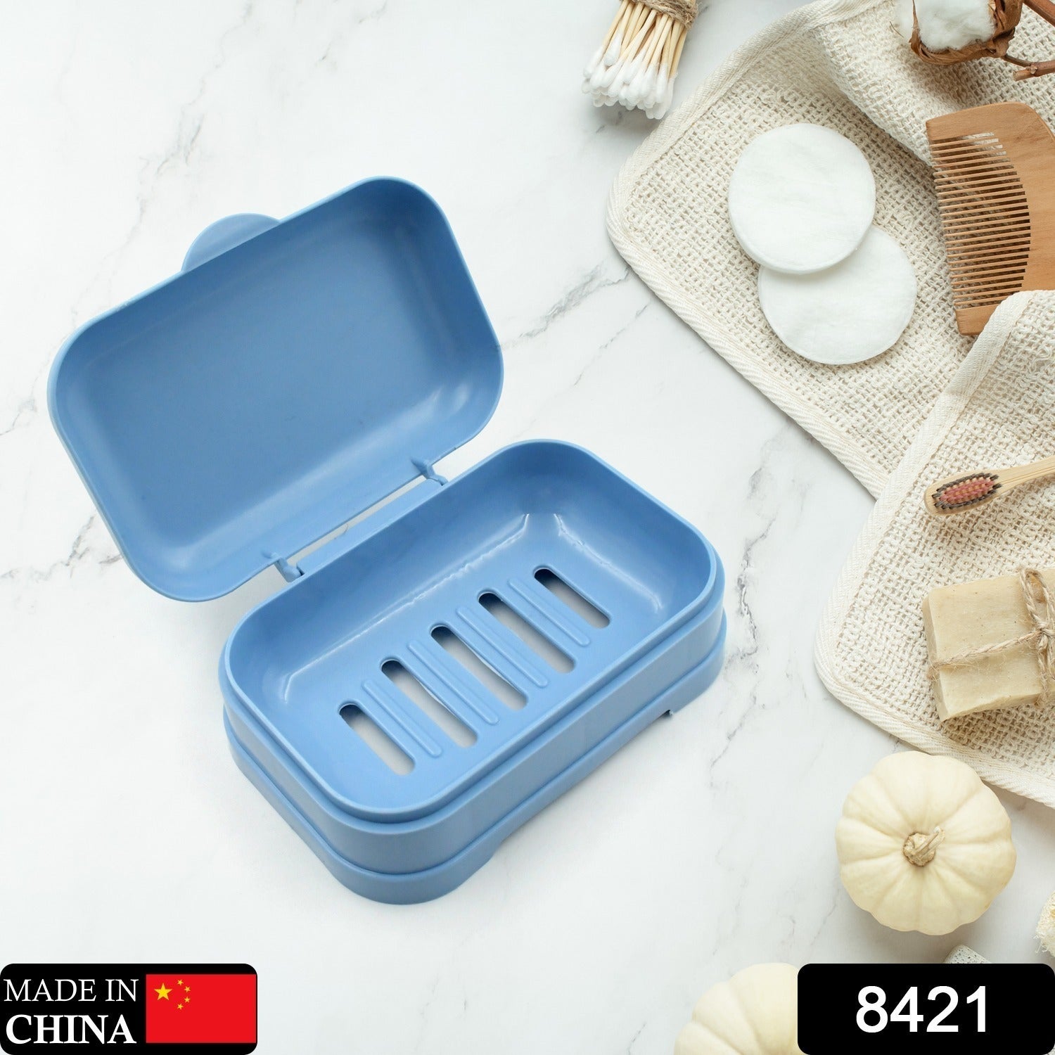 Soap Dish with Drain Soap Holder, Soap Saver Easy Cleaning, Soap Tray for Shower Bathroom Kitchen (1 Pc) Soap Dish with Drain Soap Holder, Soap Saver Easy Cleaning, Soap Tray for Shower Bathroom Kitchen (1 Pc)